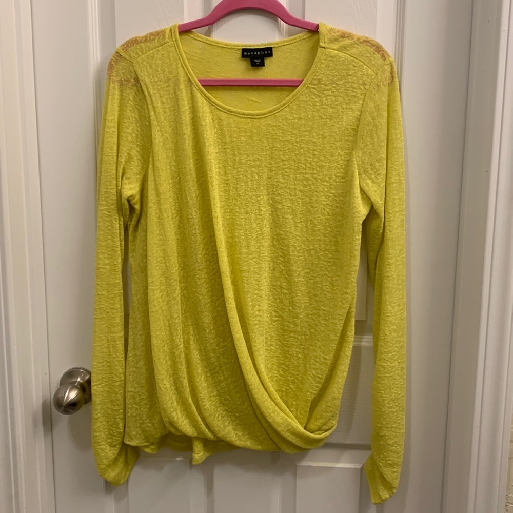 Metaphor yellow long sleeve